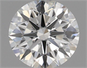 Natural Diamond 0.40 Carats, Round with Excellent Cut, I Color, VVS2 Clarity and Certified by GIA