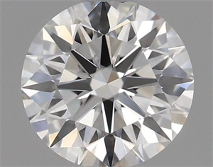 Picture of Natural Diamond 0.40 Carats, Round with Excellent Cut, I Color, VVS2 Clarity and Certified by GIA