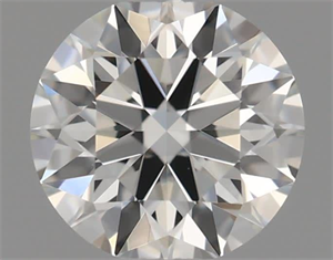 Picture of Natural Diamond 0.40 Carats, Round with Excellent Cut, I Color, VS2 Clarity and Certified by GIA