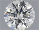 Natural Diamond 0.54 Carats, Round with Excellent Cut, K Color, VVS1 Clarity and Certified by GIA