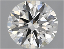 Natural Diamond 0.52 Carats, Round with Excellent Cut, H Color, VS1 Clarity and Certified by IGI