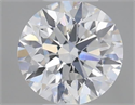 Natural Diamond 0.40 Carats, Round with Excellent Cut, F Color, VS2 Clarity and Certified by GIA