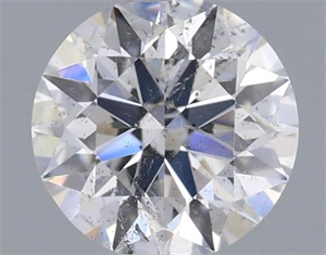 Picture of Natural Diamond 0.40 Carats, Round with Excellent Cut, E Color, I1 Clarity and Certified by IGI