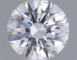 Picture of Natural Diamond 0.40 Carats, Round with Excellent Cut, H Color, VVS1 Clarity and Certified by GIA