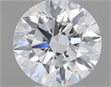 Natural Diamond 0.40 Carats, Round with Excellent Cut, F Color, VS2 Clarity and Certified by GIA