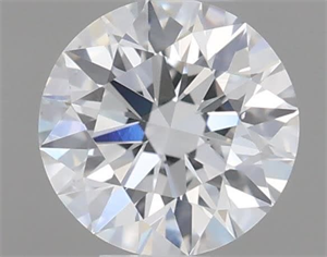 Picture of Natural Diamond 0.40 Carats, Round with Excellent Cut, F Color, VS2 Clarity and Certified by GIA