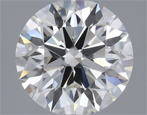 Picture of Natural Diamond 2.05 Carats, Round with Excellent Cut, I Color, IF Clarity and Certified by GIA