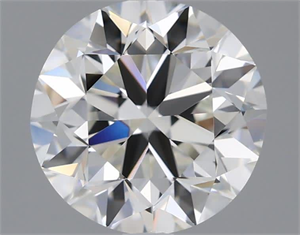 Picture of Natural Diamond 2.05 Carats, Round with Very Good Cut, I Color, IF Clarity and Certified by GIA