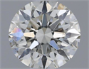 Natural Diamond 0.40 Carats, Round with Excellent Cut, I Color, SI2 Clarity and Certified by IGI