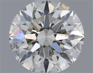 Picture of Natural Diamond 0.40 Carats, Round with Excellent Cut, I Color, SI2 Clarity and Certified by IGI