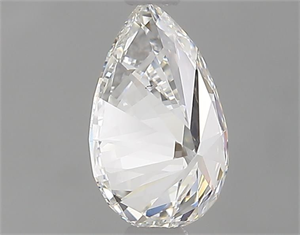 Picture of Natural Diamond 0.72 Carats, Pear with  Cut, F Color, SI1 Clarity and Certified by GIA