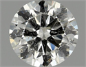 Natural Diamond 0.70 Carats, Round with Very Good Cut, I Color, I1 Clarity and Certified by IGI