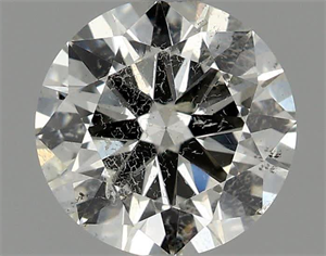 Picture of Natural Diamond 0.70 Carats, Round with Very Good Cut, I Color, I1 Clarity and Certified by IGI