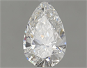 Natural Diamond 0.70 Carats, Pear with  Cut, D Color, VS2 Clarity and Certified by GIA