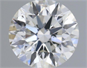 Natural Diamond 0.40 Carats, Round with Excellent Cut, G Color, SI1 Clarity and Certified by IGI