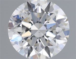 Picture of Natural Diamond 0.40 Carats, Round with Excellent Cut, G Color, SI1 Clarity and Certified by IGI