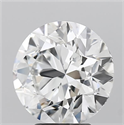 Natural Diamond 4.02 Carats, Round with Excellent Cut, F Color, VVS2 Clarity and Certified by GIA