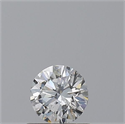 Natural Diamond 0.43 Carats, Round with Excellent Cut, E Color, SI2 Clarity and Certified by GIA