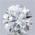 Natural Diamond 2.00 Carats, Round with Excellent Cut, G Color, I1 Clarity and Certified by GIA