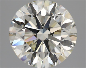 Picture of Natural Diamond 2.91 Carats, Round with Excellent Cut, J Color, VS1 Clarity and Certified by IGI