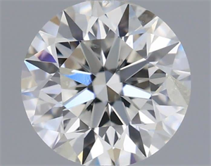 Picture of Natural Diamond 0.50 Carats, Round with Excellent Cut, I Color, I1 Clarity and Certified by GIA