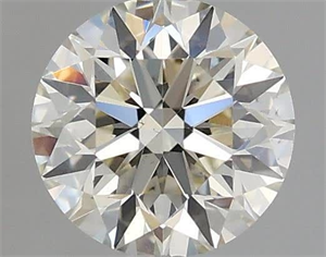 Picture of Natural Diamond 0.60 Carats, Round with Excellent Cut, J Color, VS1 Clarity and Certified by IGI