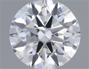 Picture of Natural Diamond 0.50 Carats, Round with Excellent Cut, H Color, SI1 Clarity and Certified by IGI