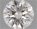 Natural Diamond 0.40 Carats, Round with Excellent Cut, H Color, VVS2 Clarity and Certified by GIA