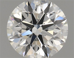 Picture of Natural Diamond 0.40 Carats, Round with Excellent Cut, H Color, VVS2 Clarity and Certified by GIA