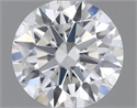 Natural Diamond 0.40 Carats, Round with Excellent Cut, I Color, VVS1 Clarity and Certified by GIA