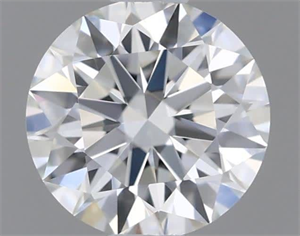 Picture of Natural Diamond 0.40 Carats, Round with Excellent Cut, I Color, VVS1 Clarity and Certified by GIA