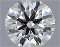 Natural Diamond 0.50 Carats, Round with Excellent Cut, I Color, VS2 Clarity and Certified by IGI