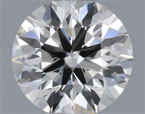 Picture of Natural Diamond 0.50 Carats, Round with Excellent Cut, I Color, VS2 Clarity and Certified by IGI