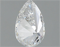 Natural Diamond 1.00 Carats, Pear with  Cut, E Color, VS2 Clarity and Certified by GIA