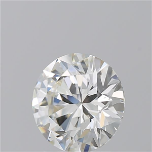 Picture of Natural Diamond 2.08 Carats, Round with Excellent Cut, H Color, IF Clarity and Certified by GIA