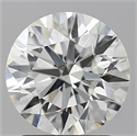 Natural Diamond 2.09 Carats, Round with Excellent Cut, I Color, VVS2 Clarity and Certified by GIA