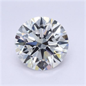 Natural Diamond 2.01 Carats, Round with Excellent Cut, F Color, VS2 Clarity and Certified by GIA