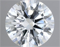 Natural Diamond 0.40 Carats, Round with Excellent Cut, F Color, SI1 Clarity and Certified by GIA