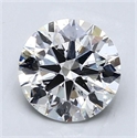 Natural Diamond 2.05 Carats, Round with Excellent Cut, E Color, SI2 Clarity and Certified by GIA