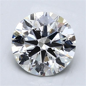 Picture of Natural Diamond 2.05 Carats, Round with Excellent Cut, E Color, SI2 Clarity and Certified by GIA