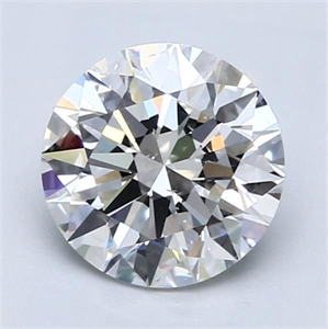 Picture of Natural Diamond 2.01 Carats, Round with Excellent Cut, F Color, SI1 Clarity and Certified by GIA