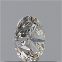 Natural Diamond 0.40 Carats, Round with Excellent Cut, J Color, VVS2 Clarity and Certified by GIA