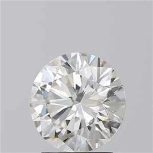 Picture of Natural Diamond 2.01 Carats, Round with Excellent Cut, H Color, VS1 Clarity and Certified by GIA