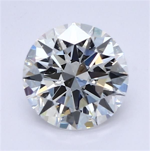 Picture of Natural Diamond 1.40 Carats, Round with Excellent Cut, F Color, VS2 Clarity and Certified by GIA