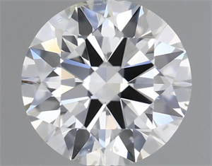 Picture of Natural Diamond 0.50 Carats, Round with Excellent Cut, I Color, SI2 Clarity and Certified by GIA