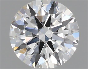 Picture of Natural Diamond 0.44 Carats, Round with Excellent Cut, G Color, VS2 Clarity and Certified by GIA