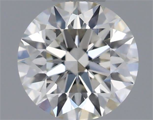 Picture of Natural Diamond 0.40 Carats, Round with Excellent Cut, K Color, VVS1 Clarity and Certified by GIA