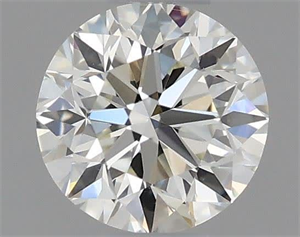 Picture of Natural Diamond 0.40 Carats, Round with Very Good Cut, K Color, VS1 Clarity and Certified by GIA