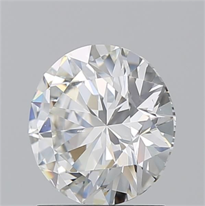 Picture of Natural Diamond 1.51 Carats, Round with Excellent Cut, H Color, SI1 Clarity and Certified by GIA