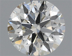 Picture of Natural Diamond 0.46 Carats, Round with Excellent Cut, I Color, VS2 Clarity and Certified by IGI